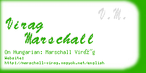 virag marschall business card